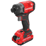 20V Max Brushless Cordless Impact Driver (2-Batteries Included, Charger Included and Soft Bag included) CMCF820D2