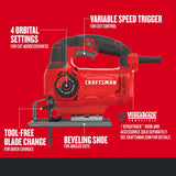 5-Amp Variable Speed Keyless Corded Jigsaw CMES610