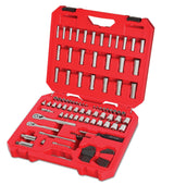 105-Piece Standard (SAE) and Metric Combination Polished Chrome Mechanics Tool Set with Hard Case CMMT12023