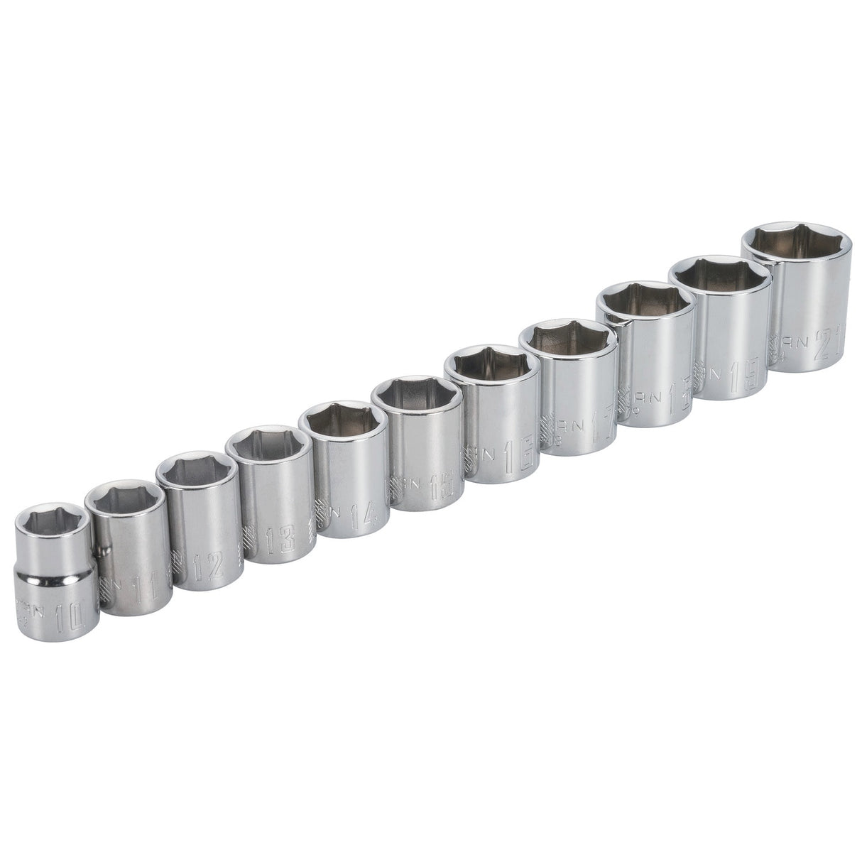 3/8-in Drive Metric Shallow Socket Set (11-Pieces) CMMT12043