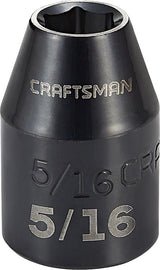 Standard (SAE) 3/8-in Drive 5/16-in 6-point Impact Socket CMMT15831