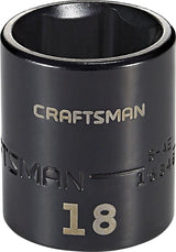 Metric 3/8-in Drive 18Mm 6-point Impact Socket CMMT15846