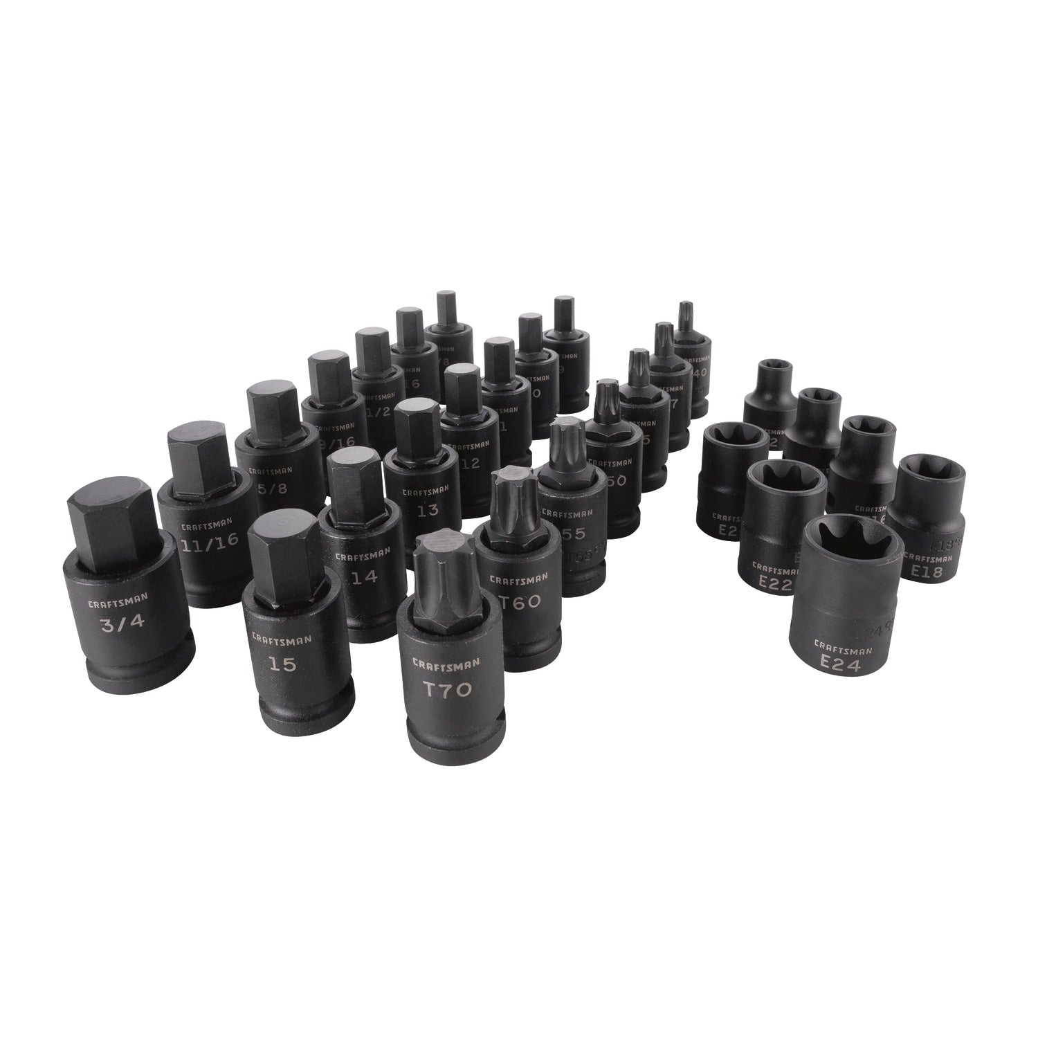 28-Piece Standard (SAE) and Metric Combination 1/2-in Drive Set 6