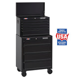 1000 Series 26-in W x 17.25-in H 5-Drawer Steel Tool Chest (Black) CMST22654BK