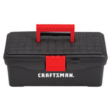 13-in W x 5-in H x 7-in D Red Plastic Tool Box CMST13004