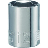 1/4-in Drive Metric 12mm Shallow Socket CMMT43513