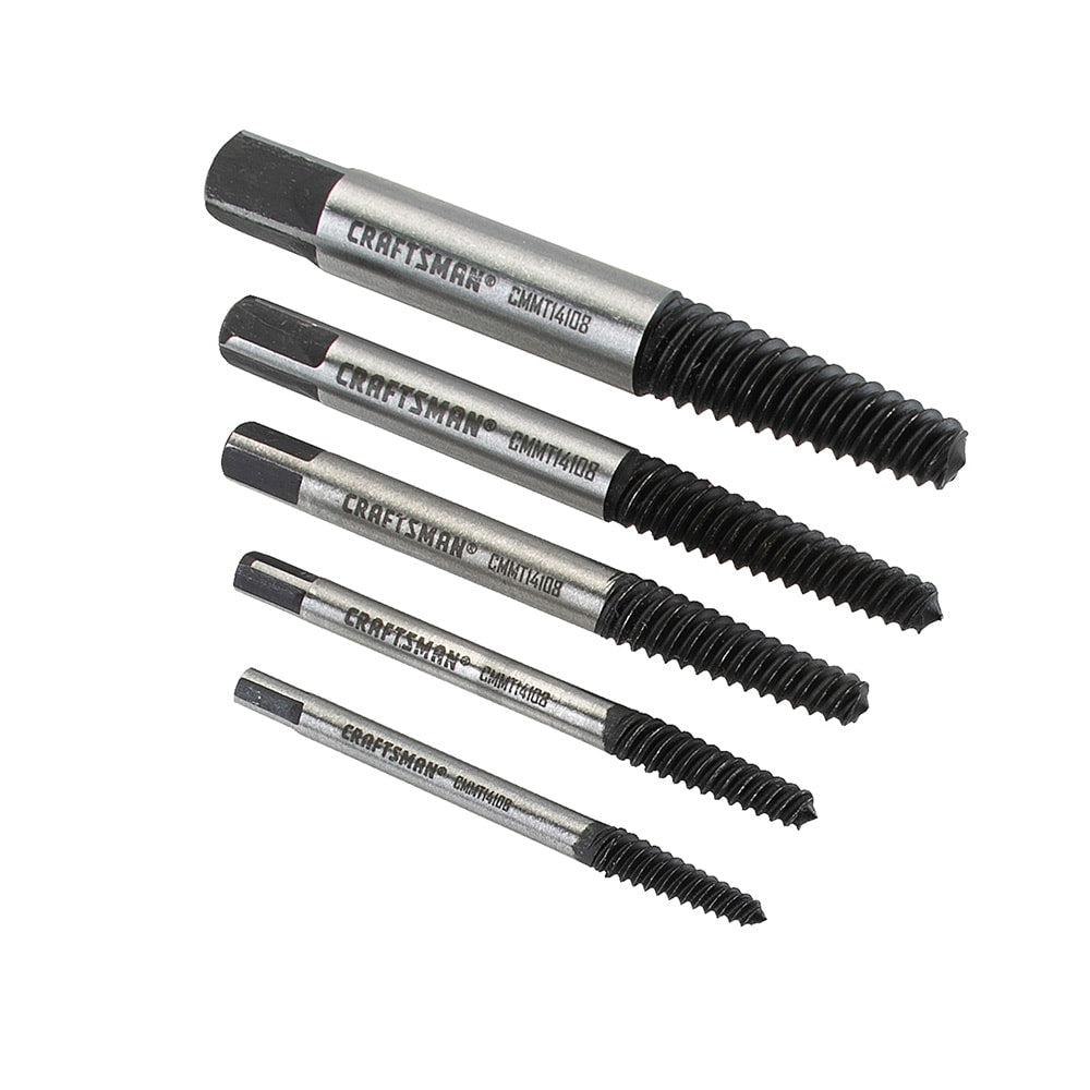 5-Pack Steel 5-in Screw Extractor Set CMMT14108