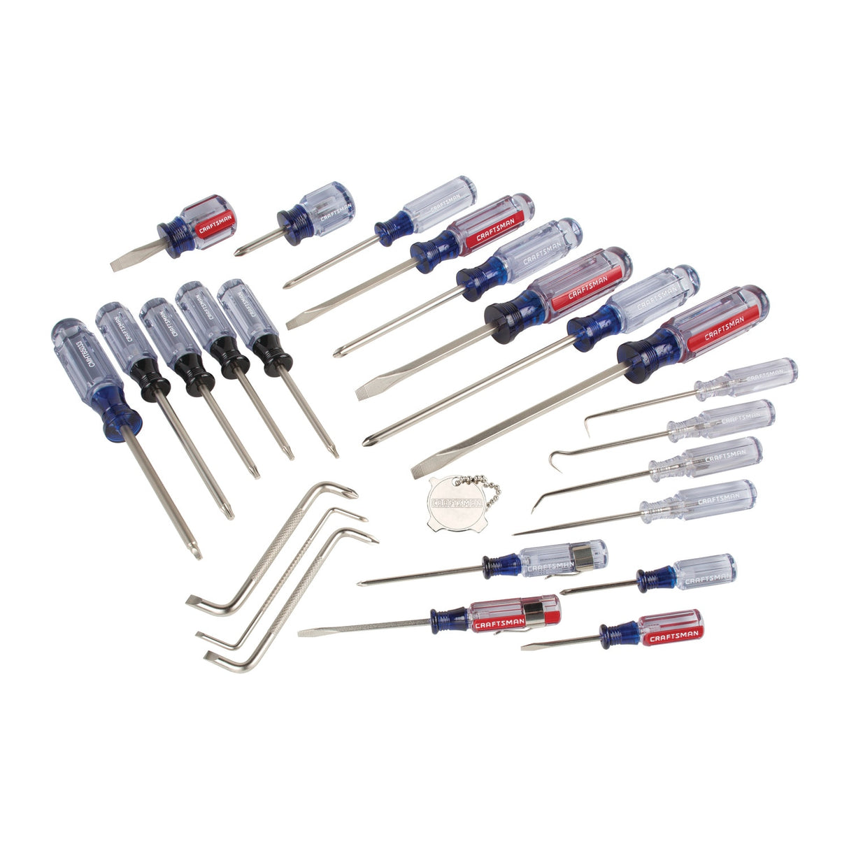 25-Piece Acetate Handle Assorted Drive Screwdriver Set CMHT65046