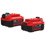 V20 20-V 2-Pack Lithium-ion Battery (4 Ah) CMCB204-2