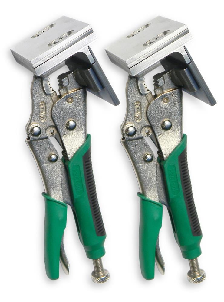 PacTool Z-Clamp Panel Installer C-Clamp, 2-1/2-in Maximum Jaw Opening, Plastic Material, Green Finish SA907