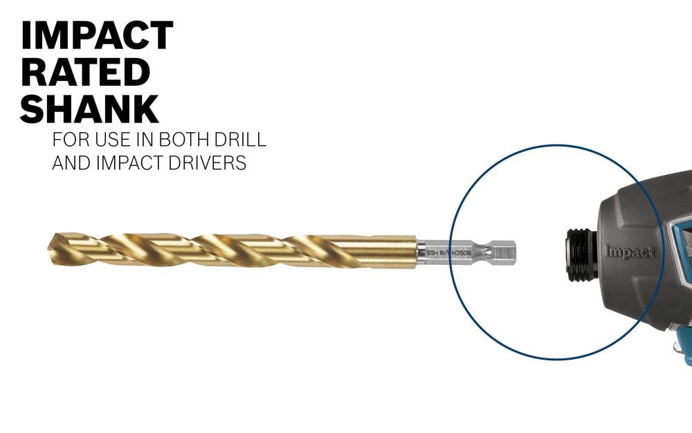 3/32-in x 2-1/4-in Titanium Jobber Length Twist Drill Bit TI2133IM