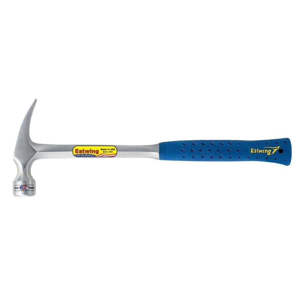 30-oz Milled Face Steel Head Rubber Framing Hammer E3-30SM