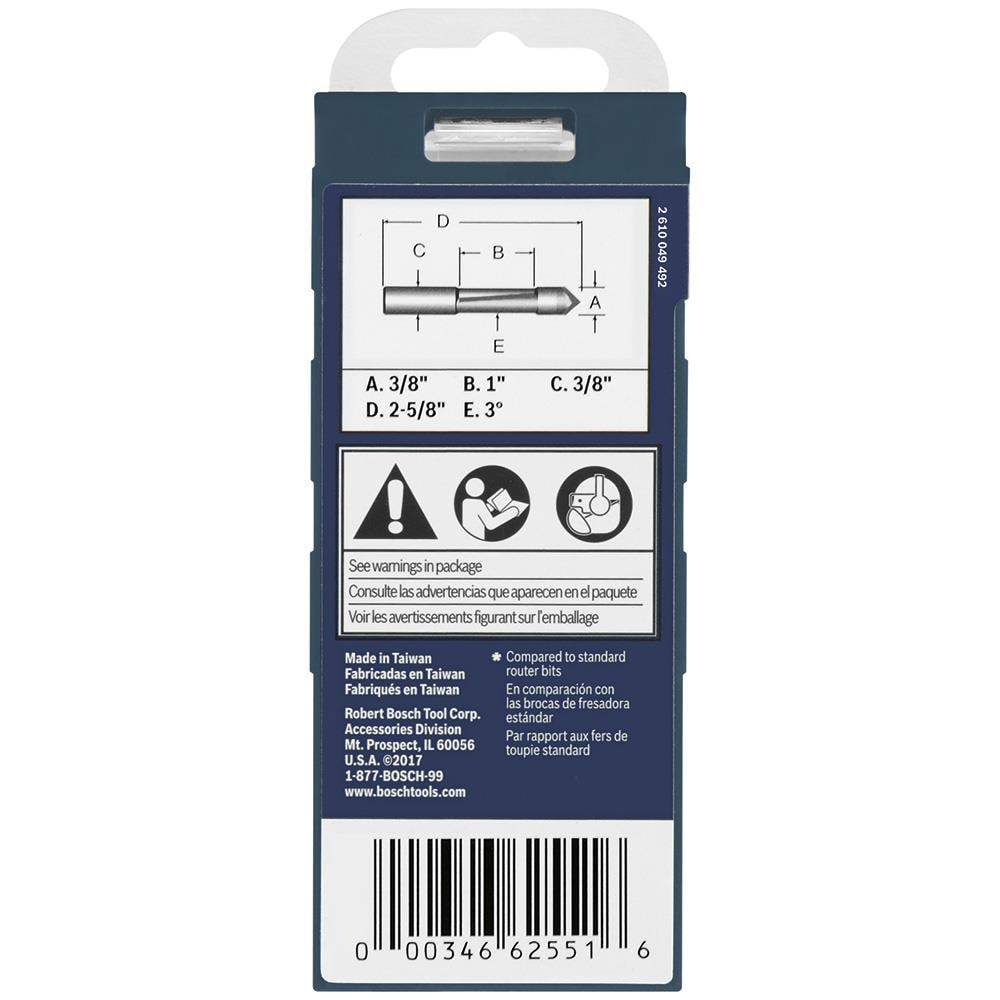 3/8-in Carbide-tipped Trimming Router Bit 85245SMC