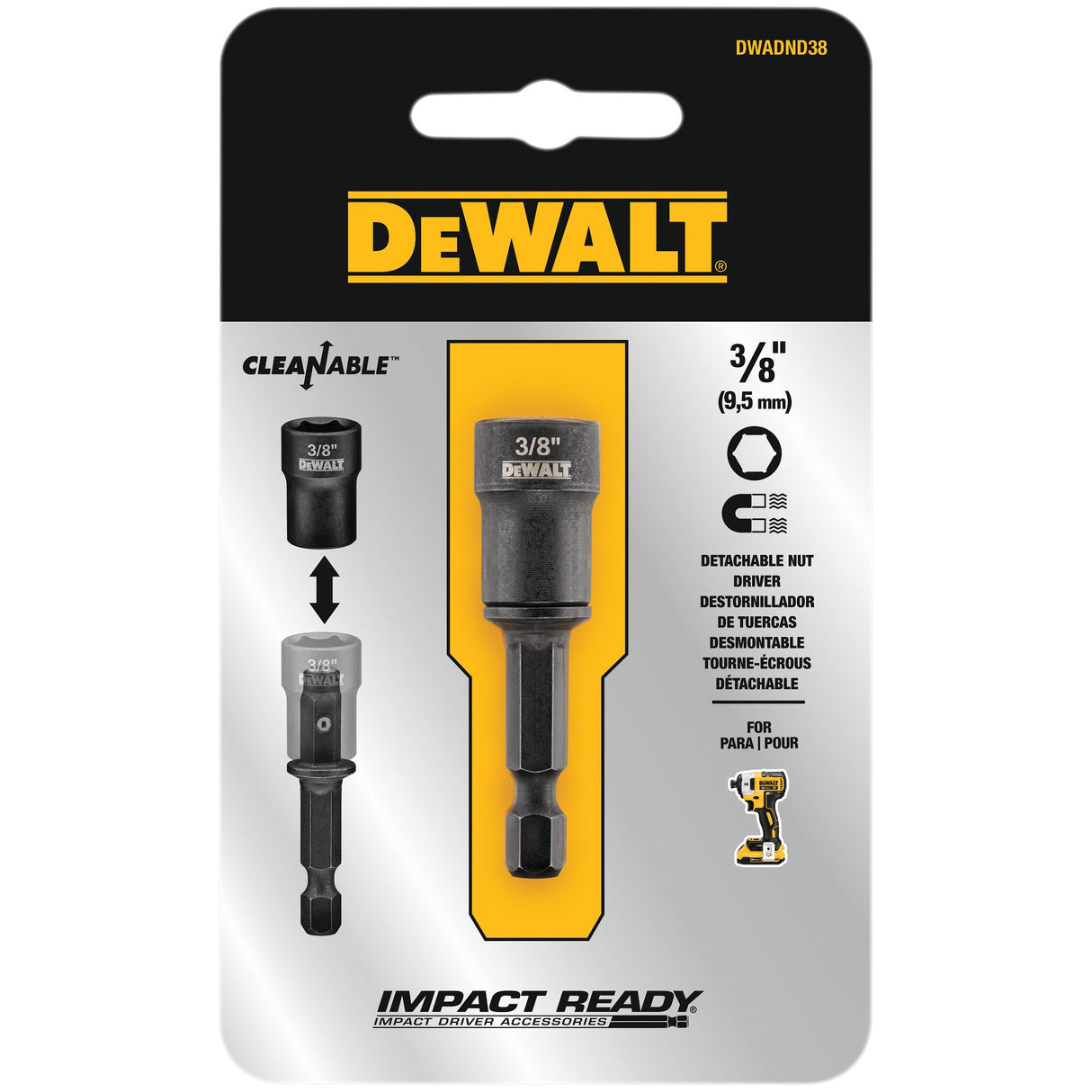 Impact Ready 1/4-in x 2-in Nutsetter Impact Driver Bit DWADND38