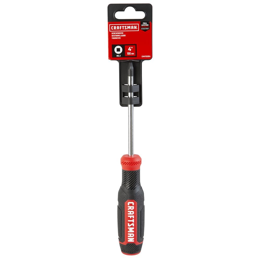 Bi-material Handle Square Head Screwdriver CMHT65064