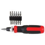 Precision 12-Piece Bi-material Handle Multi-bit Assorted Drive Screwdriver Set CMHT68003