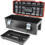 Pro 28-in W x 27.3-in H x 12.1-in D Black Plastic Tool Box CMST28001