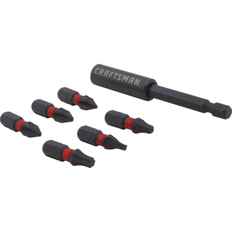 Impact-Rated 1/4-in x 1-in Impact Driver Bit (7-Piece) CMAF1516