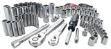 105-Piece Standard (SAE) and Metric Combination Polished Chrome Mechanics Tool Set with Hard Case CMMT12023