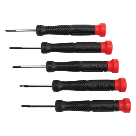 5-Piece Bi-material Handle Assorted Drive Screwdriver Set CMHT65074