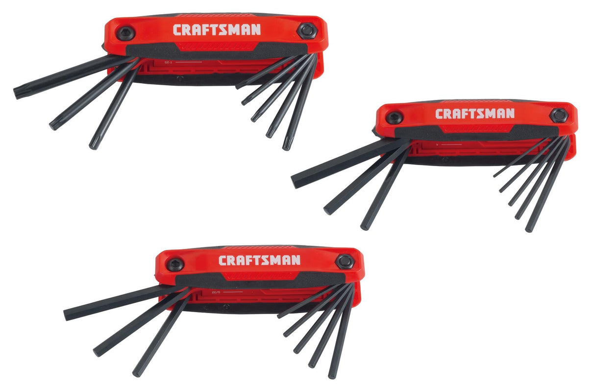 25-key Standard (Sae) and Metric Combination Hex Key Set CMHT26004