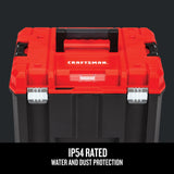 VERSASTACK 17-in W x 11.87-in H x 13-in D Red Plastic Tool Box CMST17825