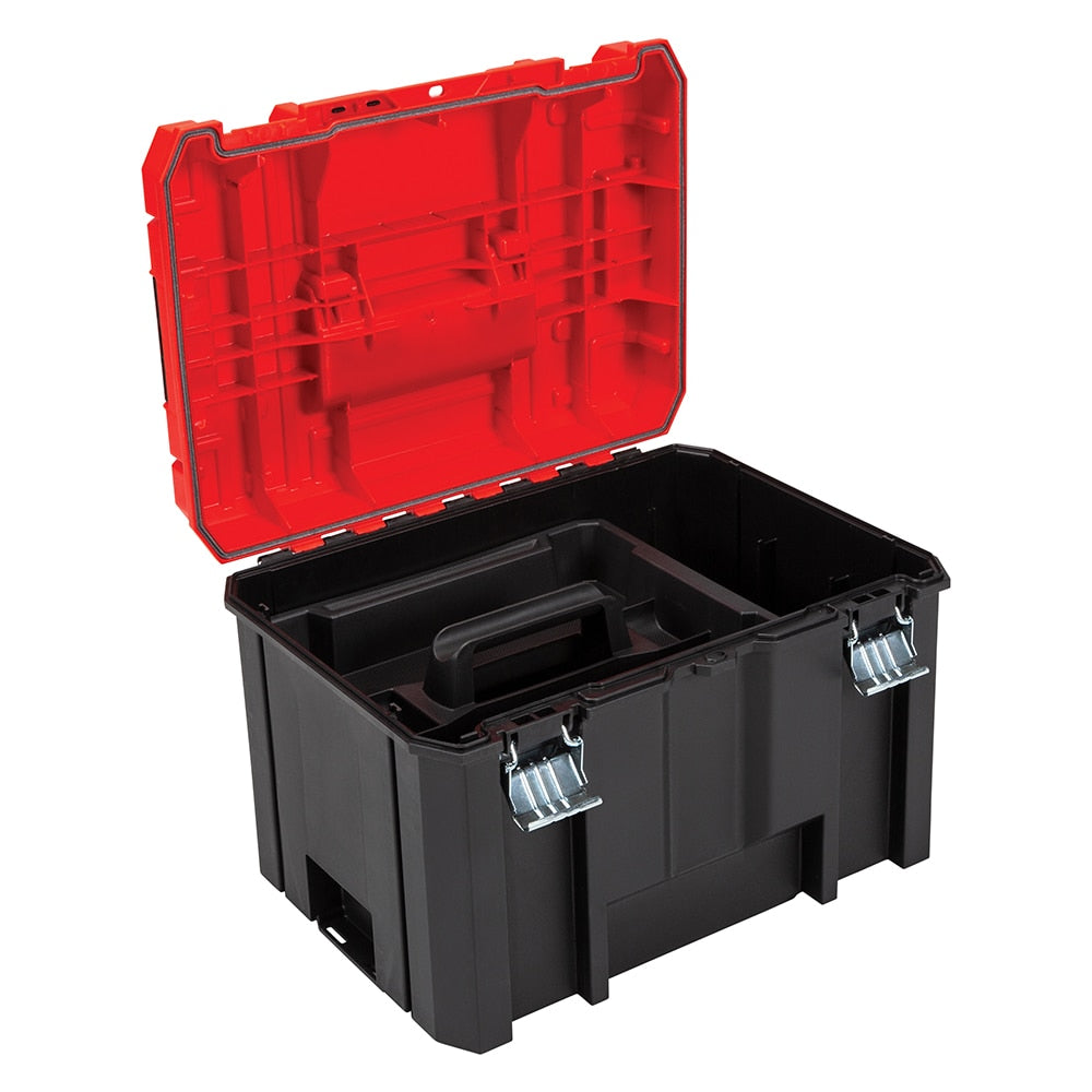 VERSASTACK 17-in W x 11.87-in H x 13-in D Red Plastic Tool Box CMST17825