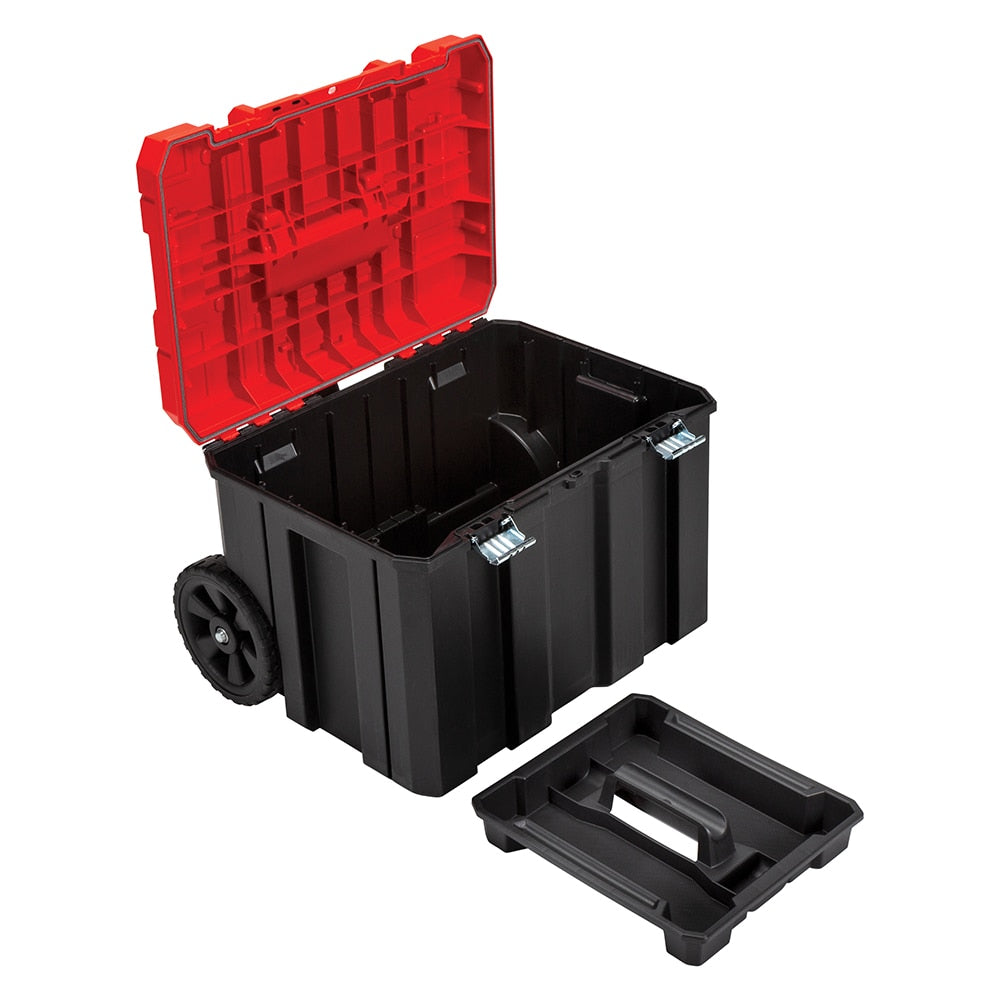 VERSASTACK 20-in W x 39-in H x 17-in D Red Plastic Rolling Tool Box CMST17835