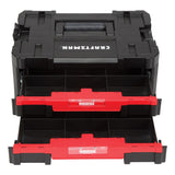 VERSASTACK 17-in W x 6.87-in H x 12.5-in D 2-Drawer Black Plastic Tool Box CMST17804