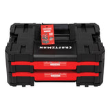 VERSASTACK 17-in W x 6.87-in H x 12.5-in D 2-Drawer Black Plastic Tool Box CMST17804