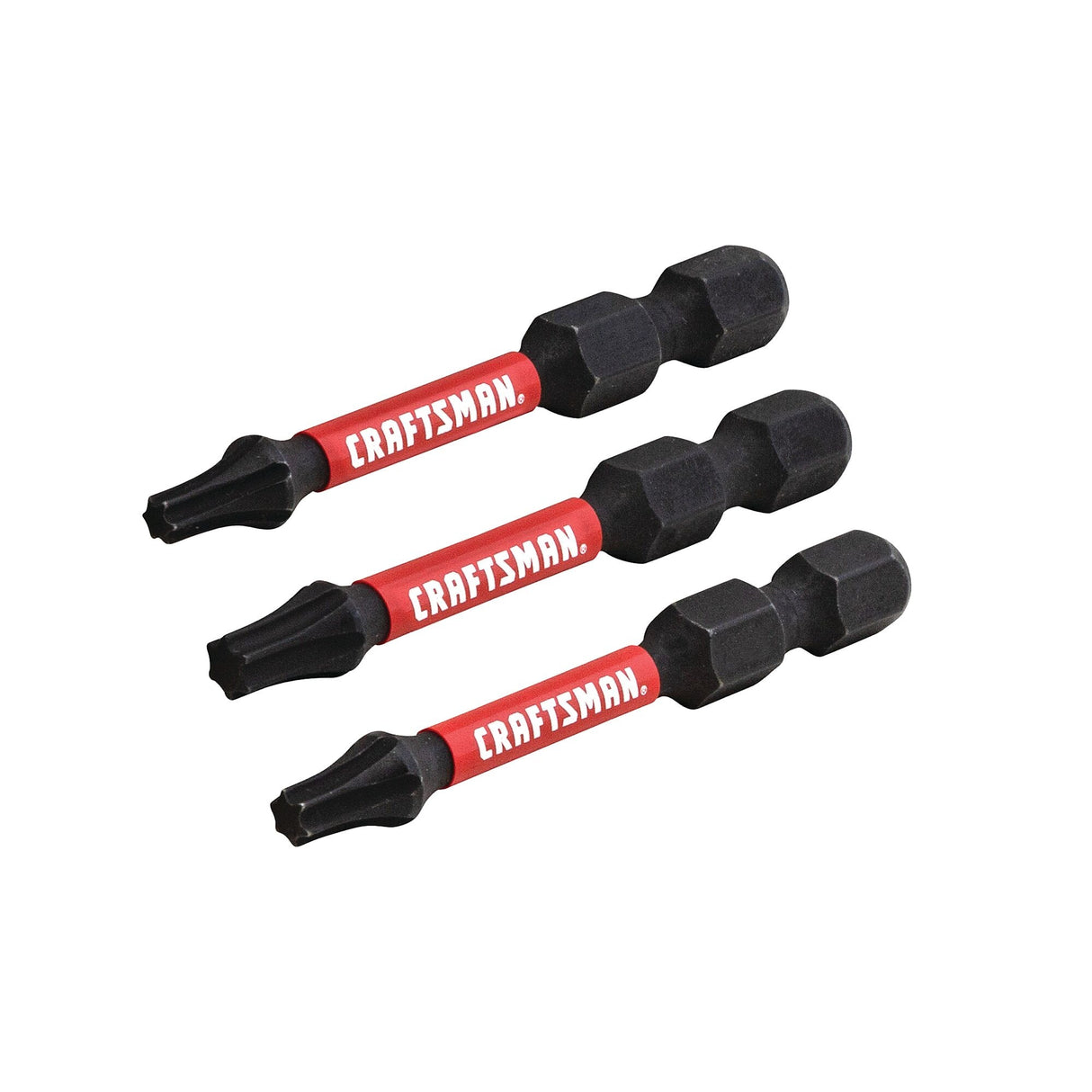 Impact-Rated 1/4-in x 2-in Torx Impact Driver Bit (3-Piece) CMAF13T3