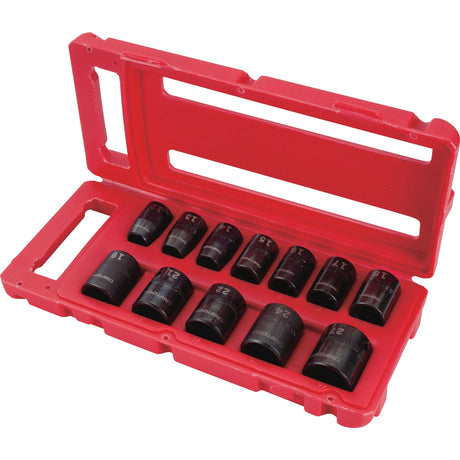 12-Piece Metric 1/2-in Drive Set 6-point Impact Socket Set CMMT15885