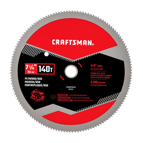 7-1/4-in 140-Tooth Fine Finish Carbon Circular Saw Blade CMAS2725140