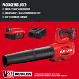 20V Max 350-CFM 100-MPH Battery Handheld Leaf Blower (Battery Included and Charger Not Included) CMCBL720M1