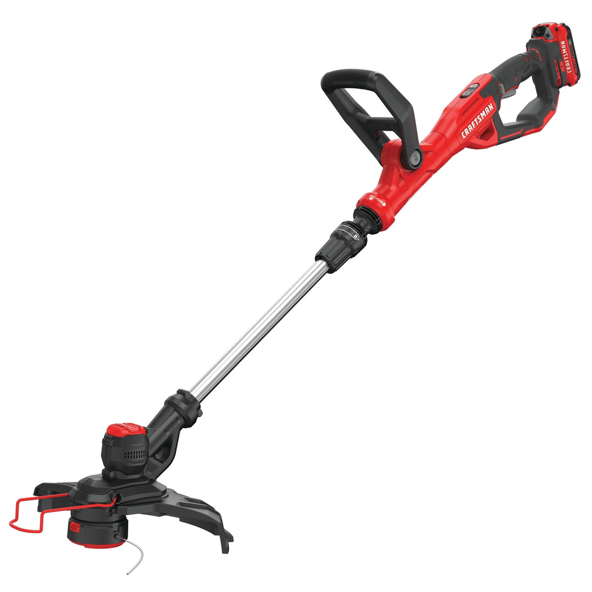 20V Max 13-in Straight Shaft Battery String Trimmer 2 Ah (Battery and Charger Included) CMCST900D1