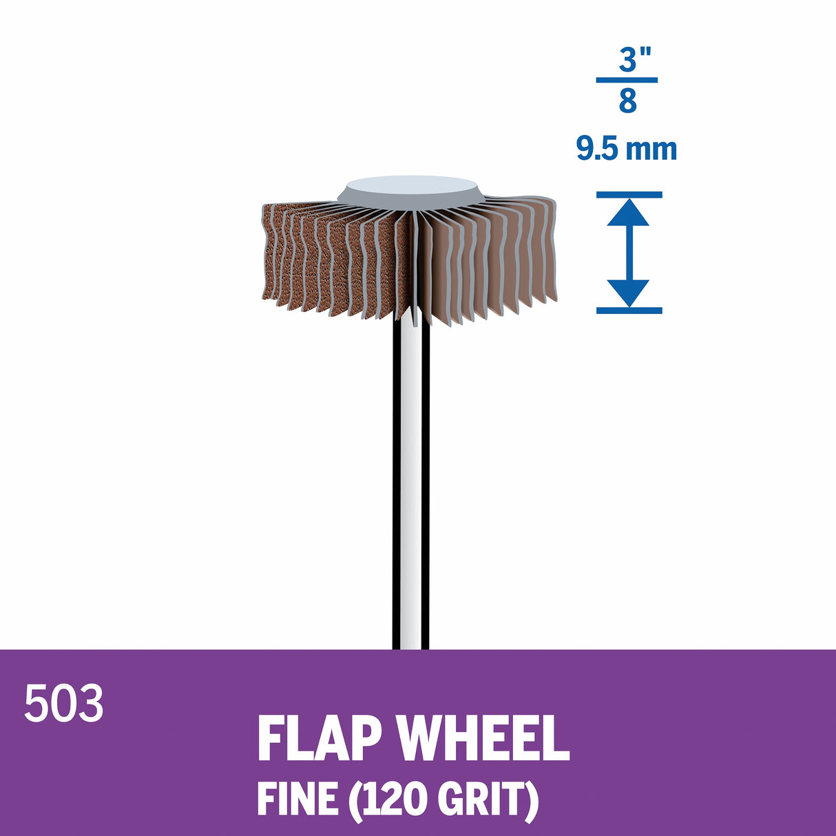 Fiber 3/8-in Surfacing Wheel Accessory 503-04