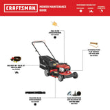 M110 21-in Gas Push Lawn Mower with 140-cc Briggs and Stratton Engine CMXGMAM1125499