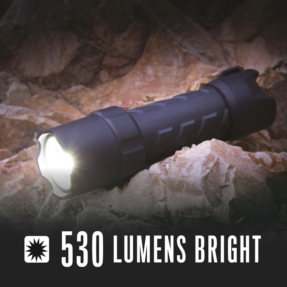 530-Lumen 3 Modes LED Rechargeable Flashlight 20518