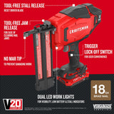 V20 2-in 18-Gauge Cordless Brad Nailer (Battery & Charger Included) CMCN618C1