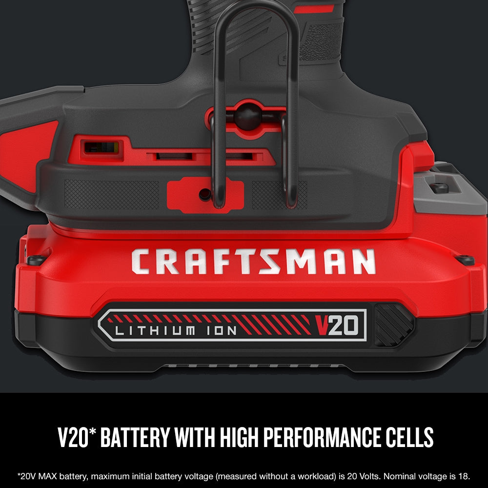 V20 2.5-in 16-Gauge Cordless Finish Nailer (Battery & Charger Included) CMCN616C1