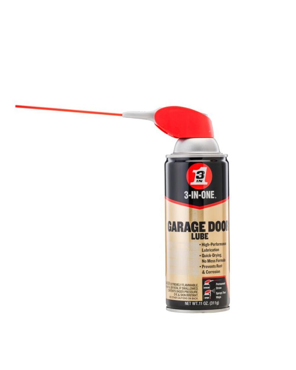 11oz Professional Garage Door Lubricant with Smart Straw6pk 100581