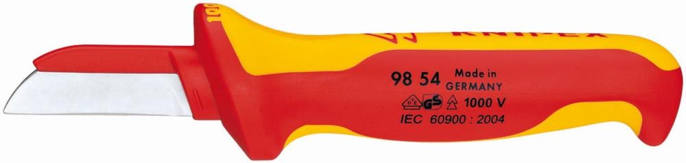 1000V Insulated Utility Knife 1-Blade Fixed Blade Utility Knife with Protective Cap 98 54 SB