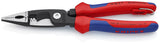 8.35-in Red Multitool Pliers with Crimping, Stripping, Cutting, Bending, Gripping, and Deburring Functions 13 82 8 T BKA