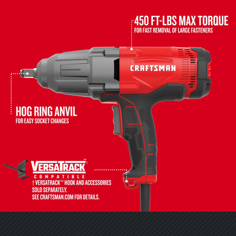 7.5-Amp Variable 1/2-in Drive Corded Impact Wrench CMEF901