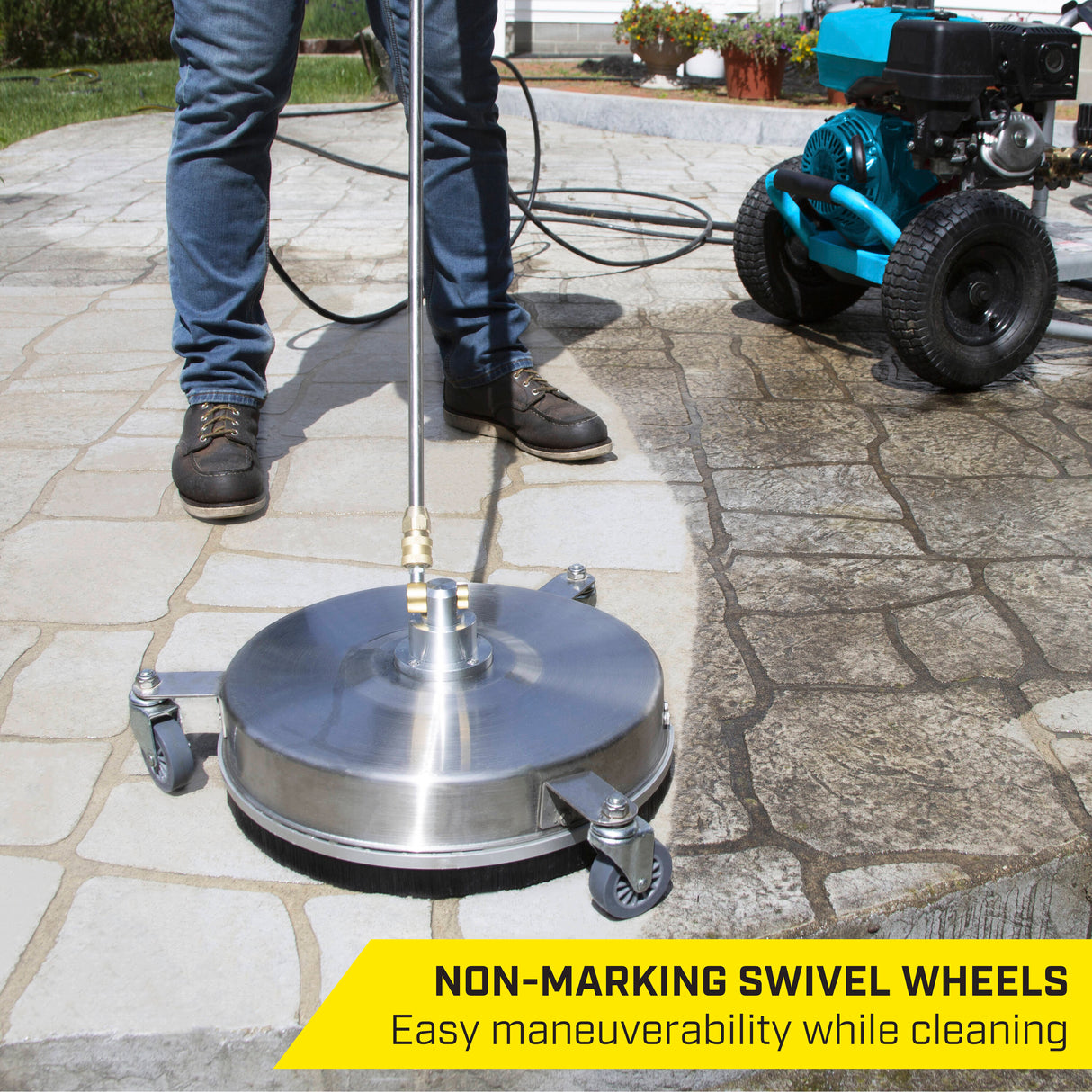 14.5-in 4500 PSI Rotating Surface Cleaner for Gas Pressure Washers SGY-PWA77