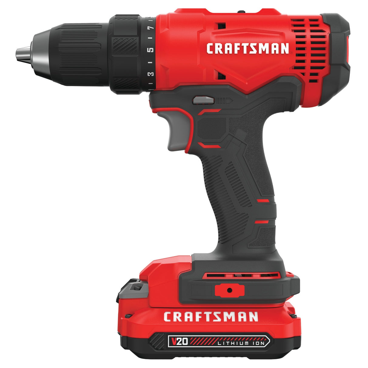 20V Max 1/2-in Keyless Cordless Drill (2-Batteries Included, Charger Included) CMCD701C2