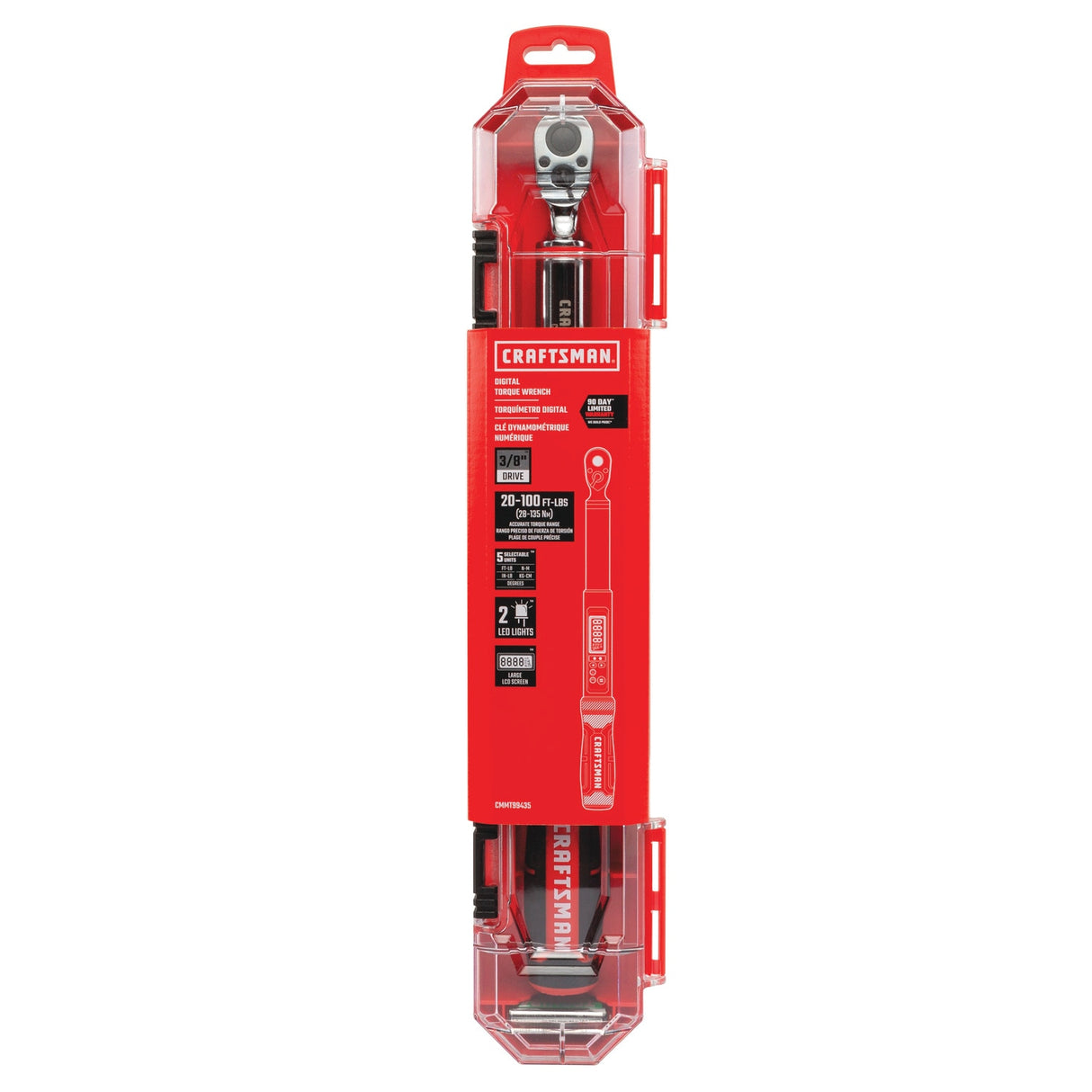 3/8-in Drive Digital Torque Wrench (20-ft lb to 100-ft lb) CMMT99435