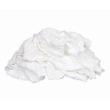 Recycled White T Shirt Cloth Rag 10 Lb Box 10523