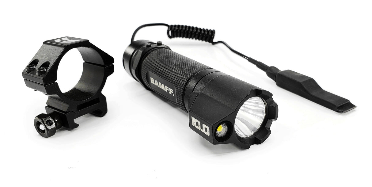 BAMFF 1000-Lumen 5 Modes LED Rechargeable Spotlight Flashlight 120