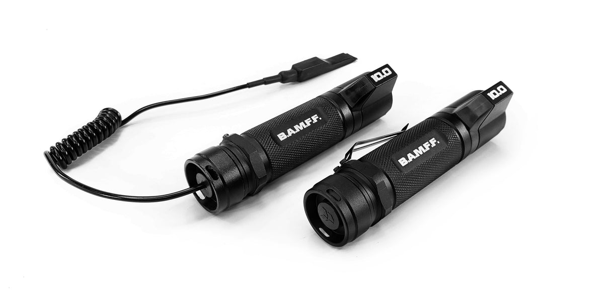 BAMFF 1000-Lumen 5 Modes LED Rechargeable Spotlight Flashlight 120